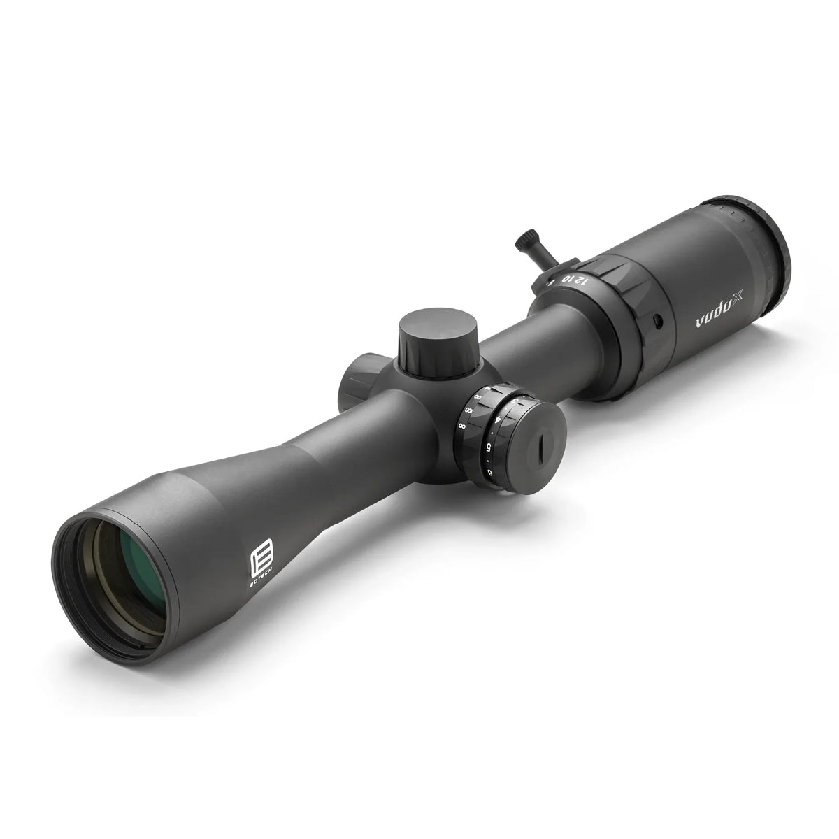 EOTech Vudu X 2-12x40 rifle scope in black, part number VDX2-12SFBD1