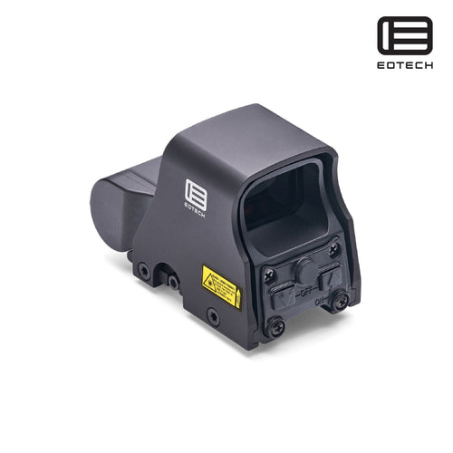 EOTech XPS2-0 68 MOA ring holographic weapon sight in matte black with a compact transverse CR123 battery housing