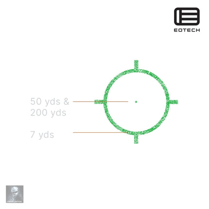 EOTech XPS2-0GRN HWS Holographic Weapon Sight Red Dot Sight EOTech 
