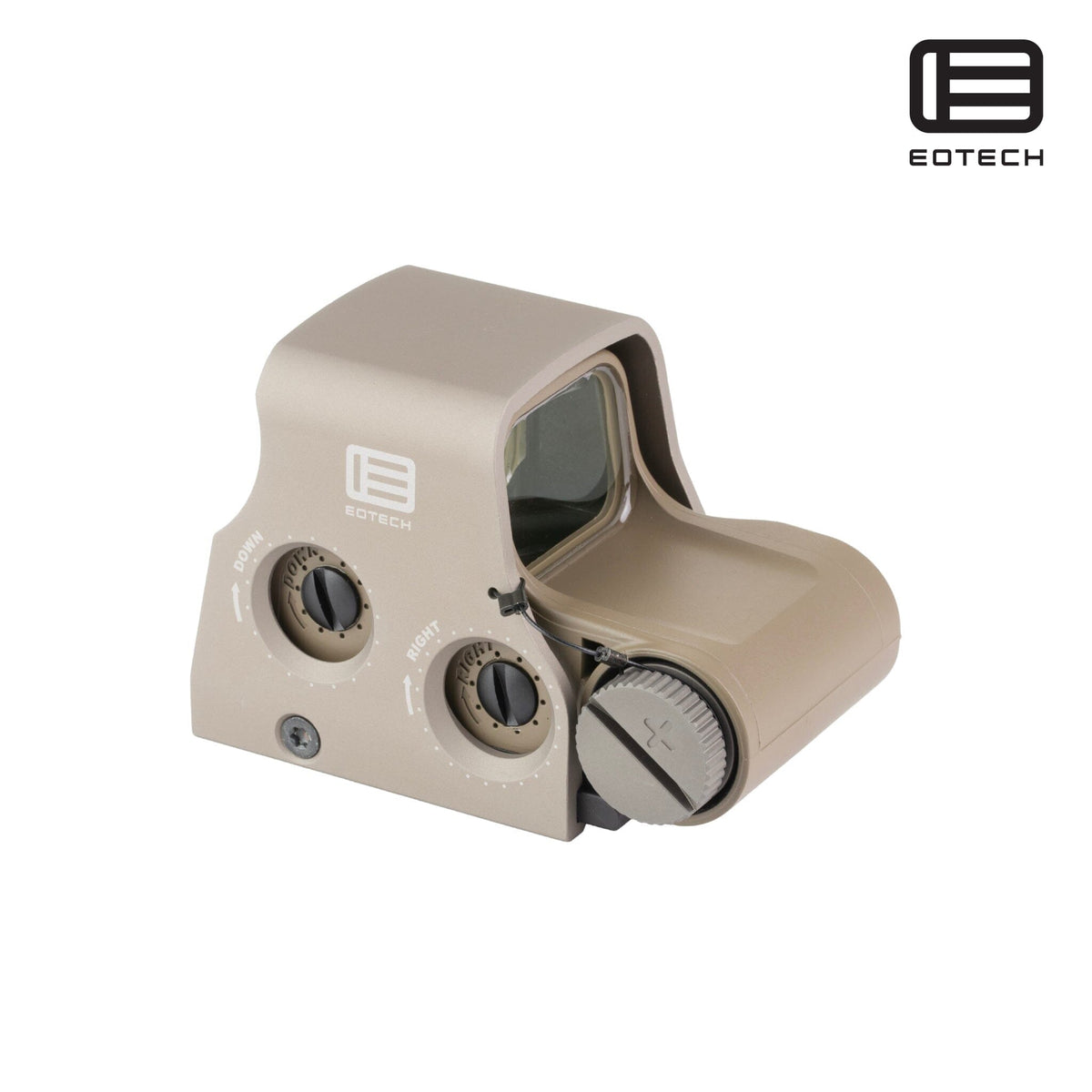 EOTech XPS3-0 68 MOA ring holographic weapon sight in Tan with a parallax-free reticle and unlimited eye relief