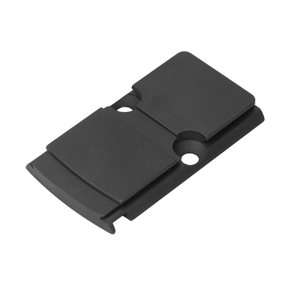 Holosun 509PLT-507C adapter plate seen along its length, for RMR and 507C cut slides