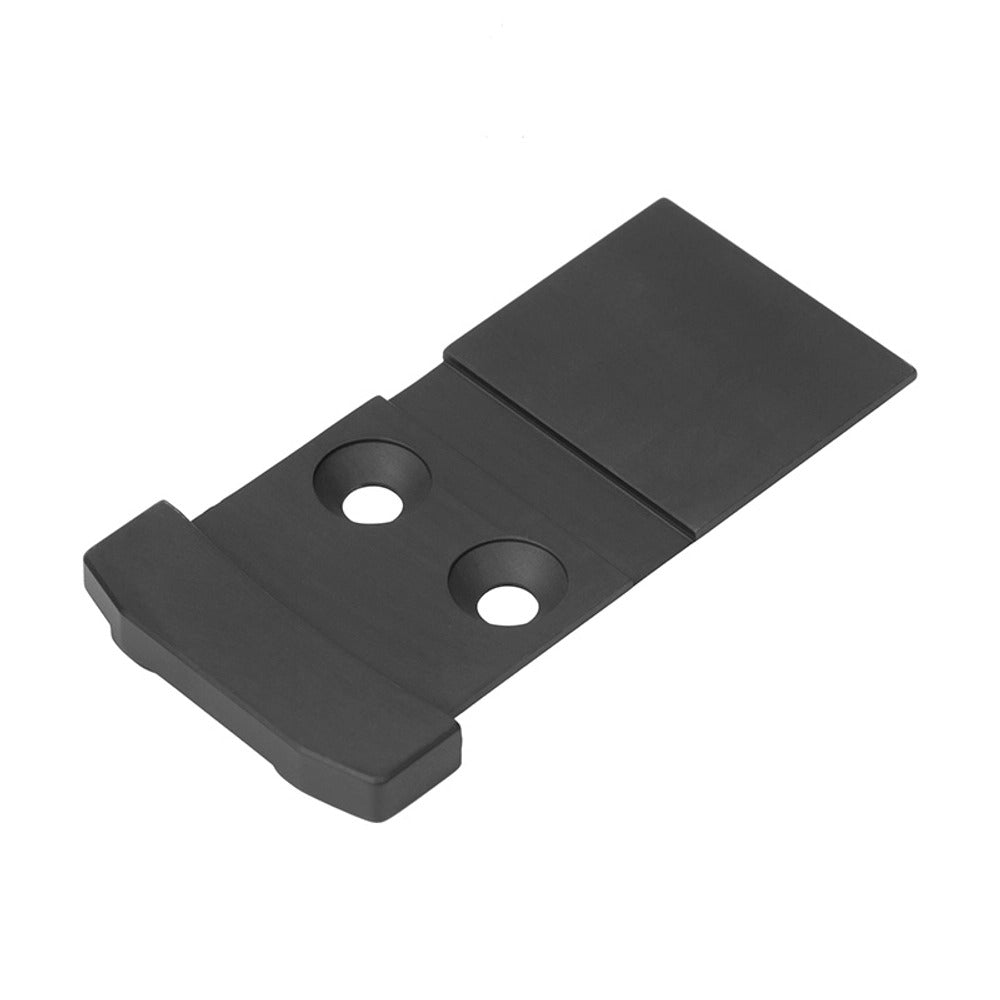 Holosun 509PLT-MOS9MM adapter plate seen lengthways, for 9mm Glock MOS pistols