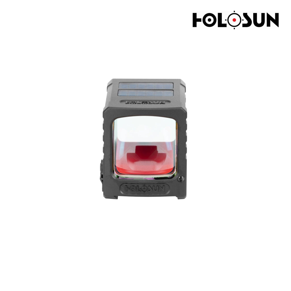 Holosun AEMS Macro gold dot sight with daylight and night vision compatible brightness settings