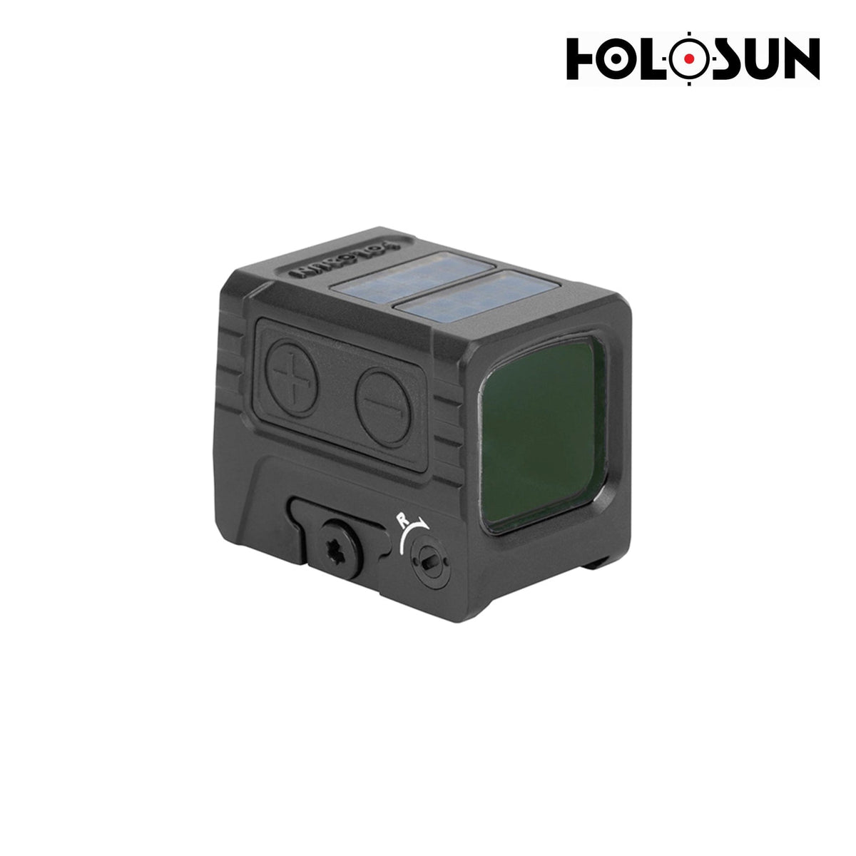 Holosun AEMS Micro red dot sight on an integrated Picatinny mount for AR-15 flat-top receivers