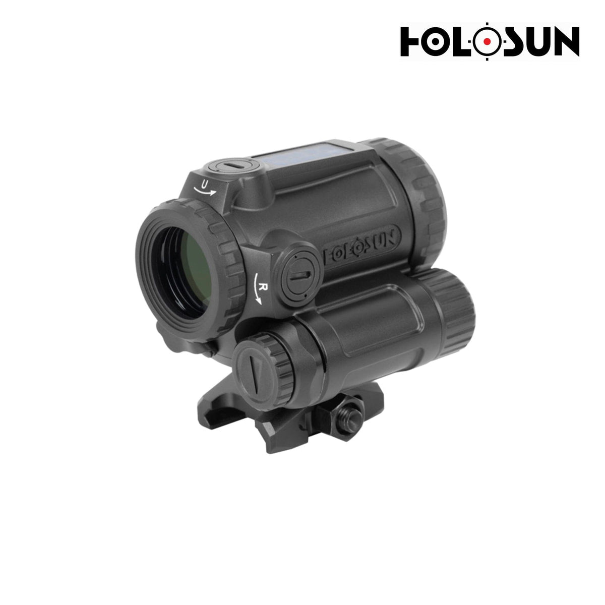 Holosun ARO EVO Dual red dot sight with a rimless open emitter giving an unbroken field of view