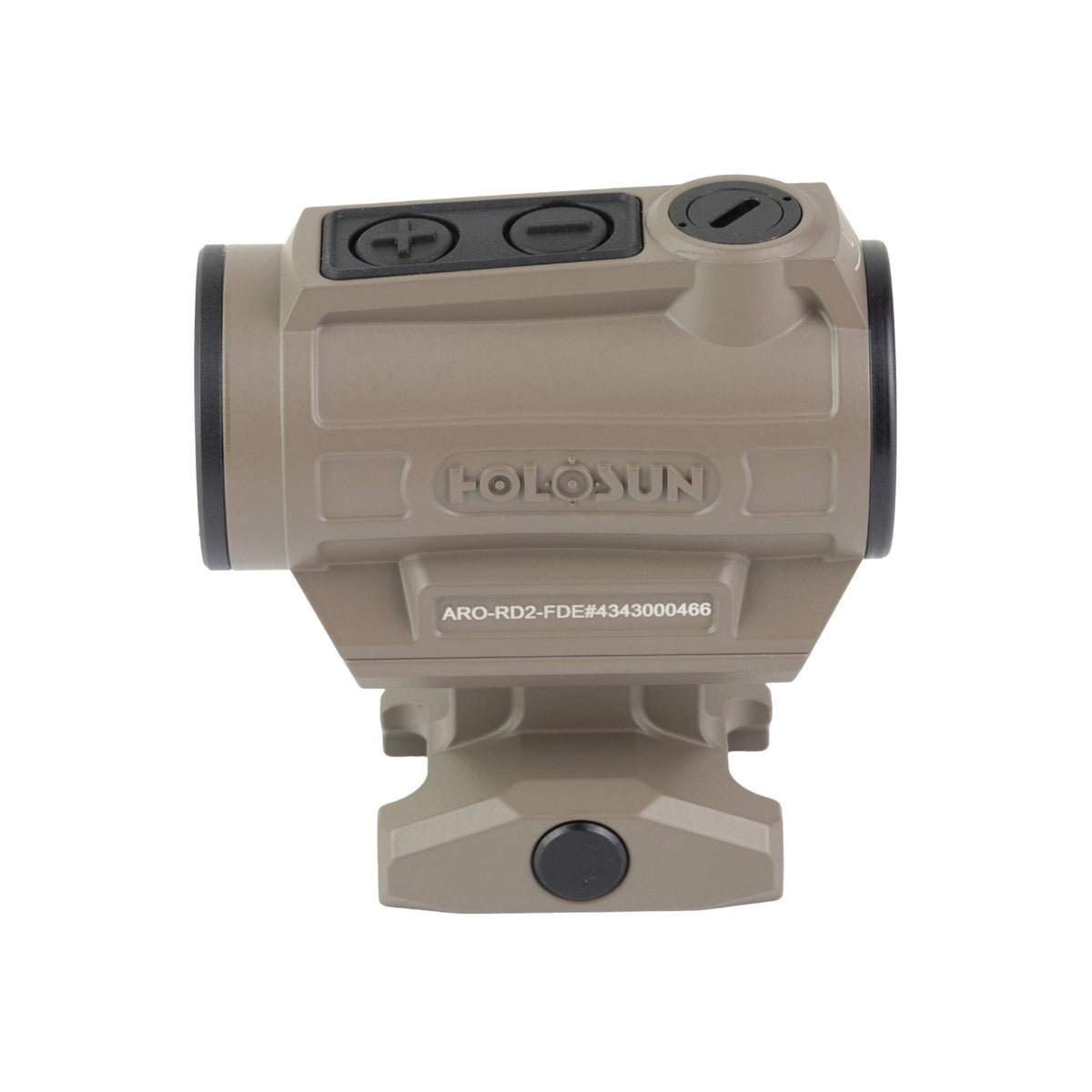 Holosun ARO RD2 red dot sight in Flat Dark Earth in a compact aluminium housing for lightweight rifle builds