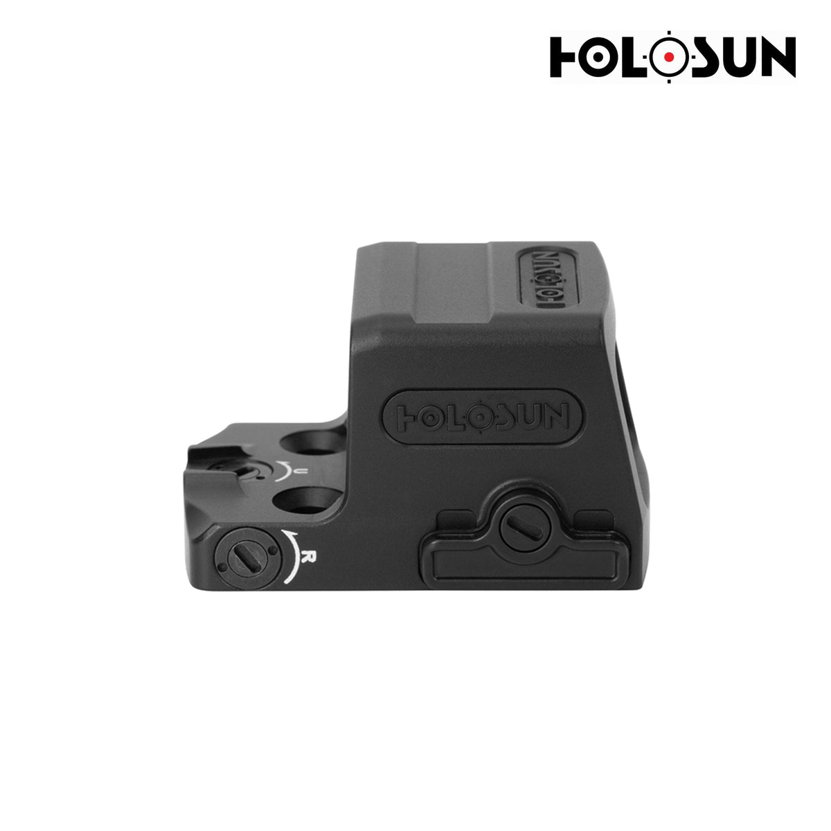 Holosun EPS Carry 2 MOA gold dot sight sized for compact carry pistols with a low deck height