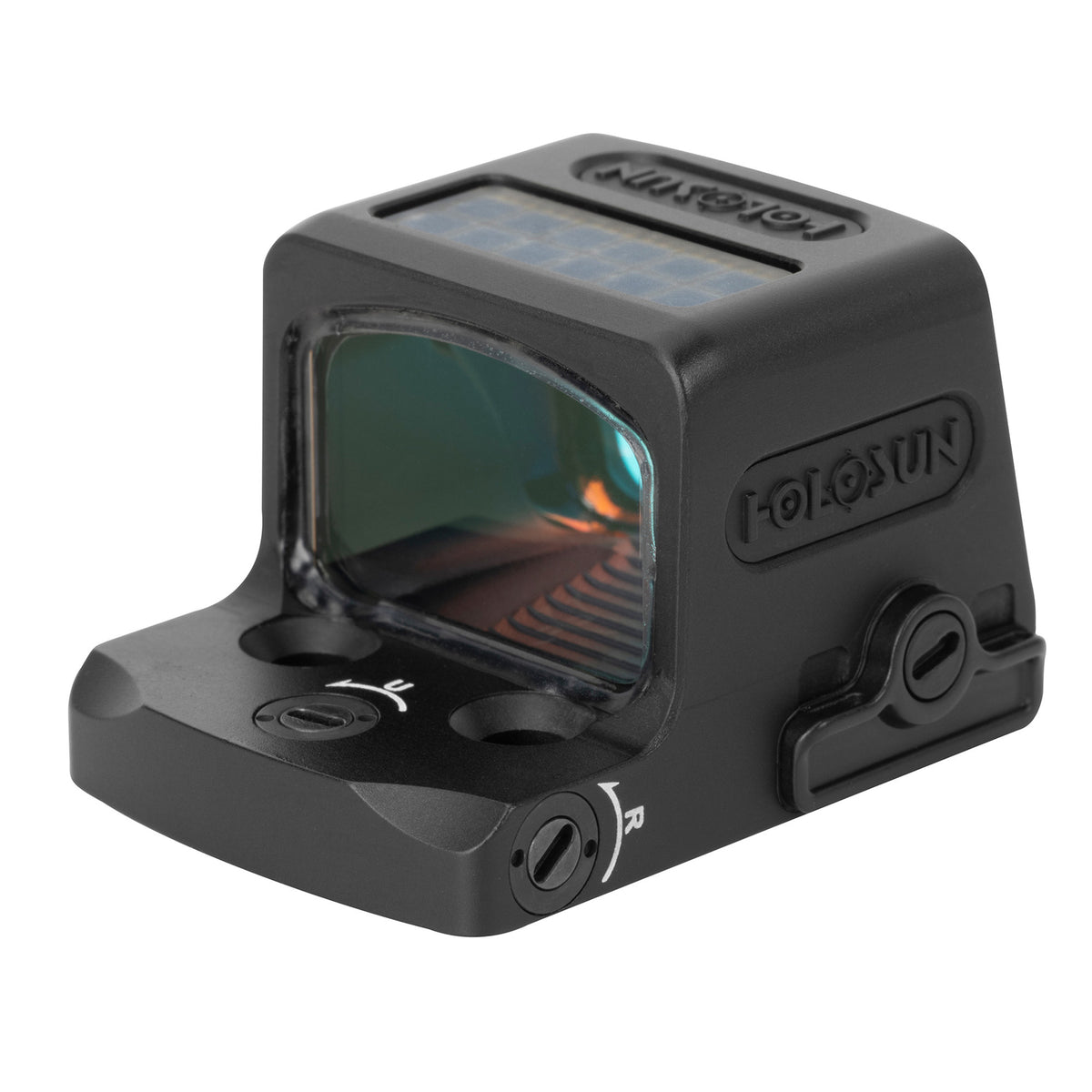 Holosun EPS 2 MOA gold dot sight with Shake Awake motion activation to preserve battery life