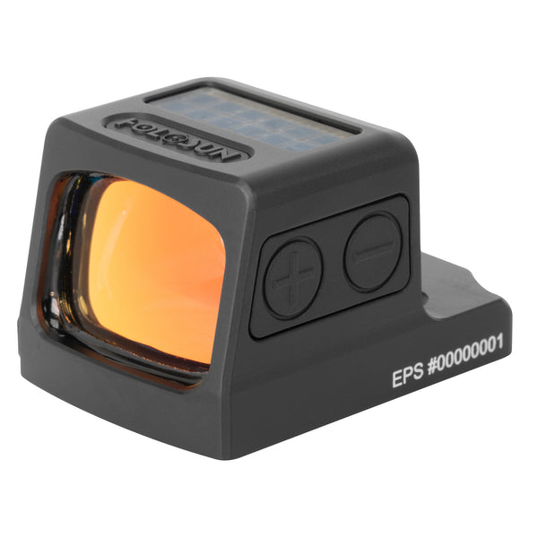 Holosun EPS gold dot sight with a precise 6 MOA aiming dot