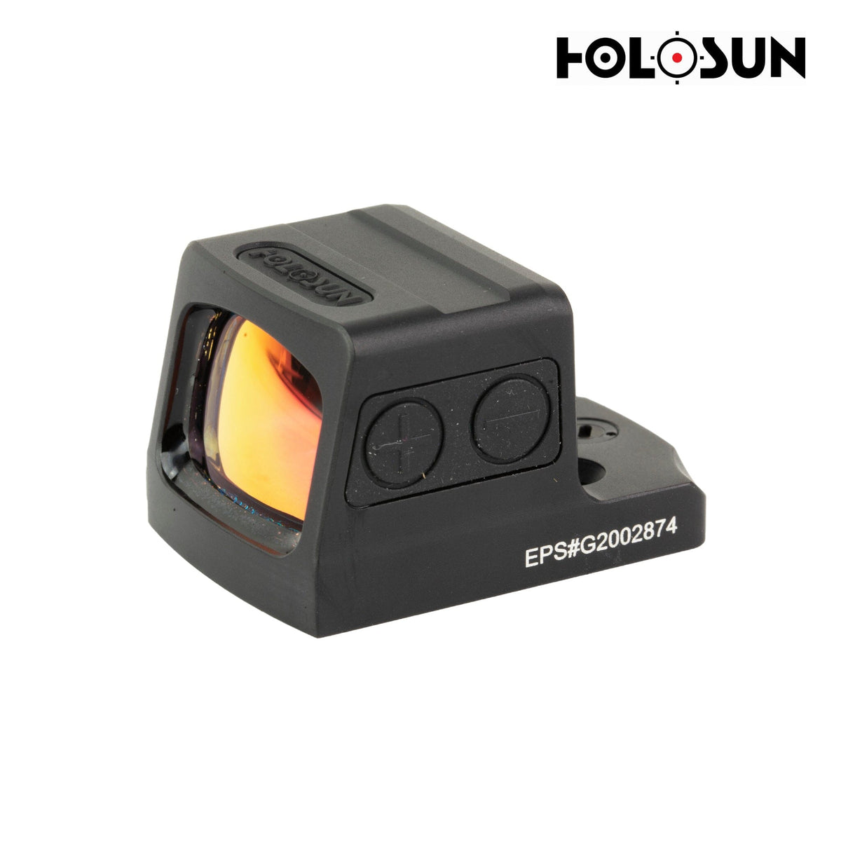 Holosun EPS green dot sight with a precise 2 MOA aiming dot