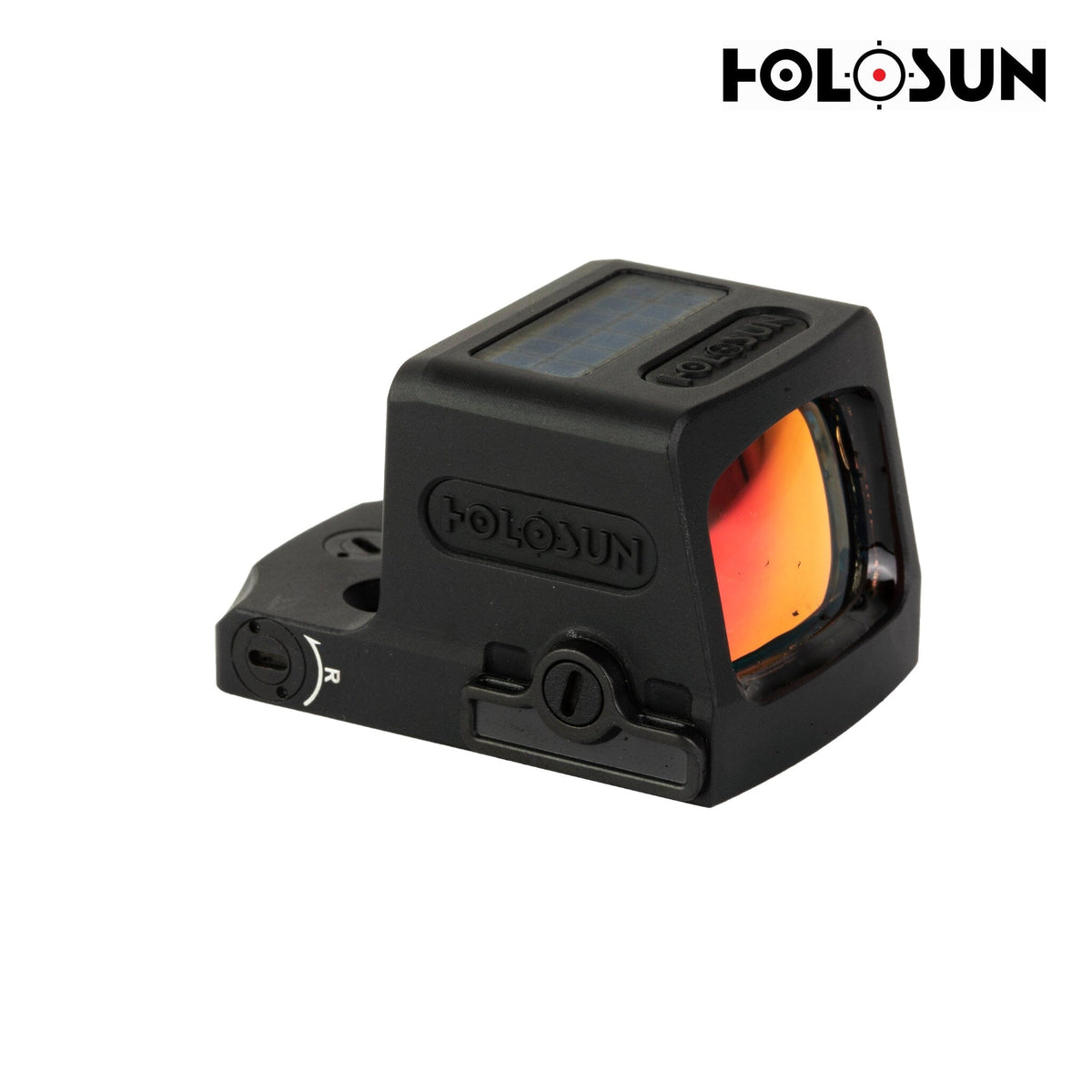 Holosun EPS green dot sight with a fully enclosed emitter that keeps debris off the lens