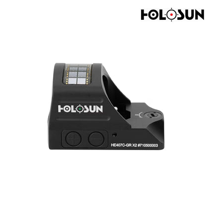 Holosun HE407C-GR-X2 Reflex Dot Sight 2 MOA Green Dot Reticle Red Dot Sight Holosun Technologies 