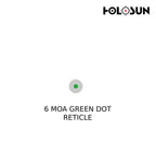 Holosun HE407K-GR-X2 Reflex Green Dot Sight – 6 MOA Dot Reticle Green Dot Sight Holosun 