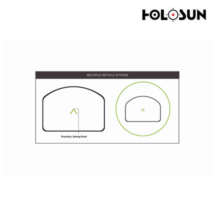 Holosun HE507C-GR-X2-ACSS Dot Sight Green ACSS Vulcan Reticle Red Dot Sight Holosun Technologies 