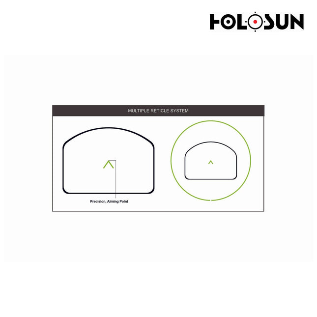 Holosun HE507C-GR-X2-ACSS Dot Sight Green ACSS Vulcan Reticle Red Dot Sight Holosun Technologies 