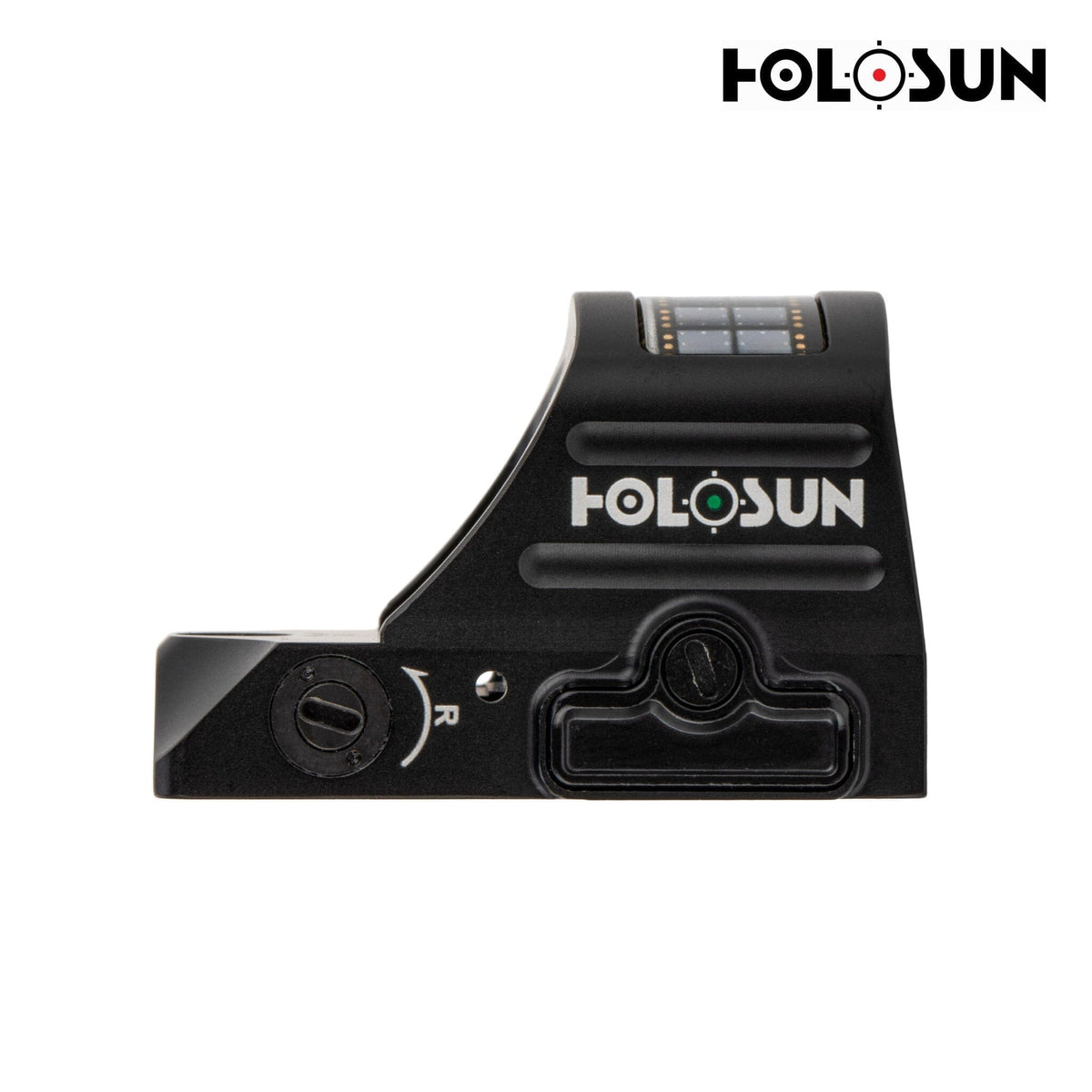 Holosun HE507C X2 ACSS Vulcan green dot sight with an open emitter on the RMR footprint