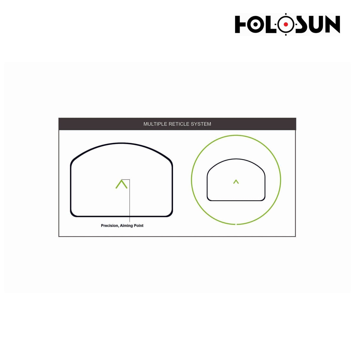 Holosun HE507C X2 ACSS Vulcan green dot sight in a matte black 7075 aluminium housing