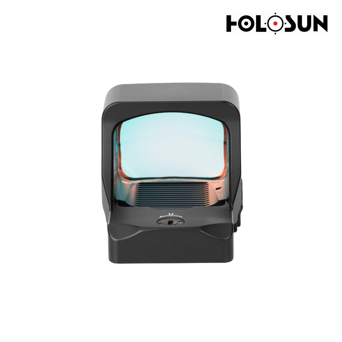 Holosun HE507COMP green dot sight in a matte black aluminium housing