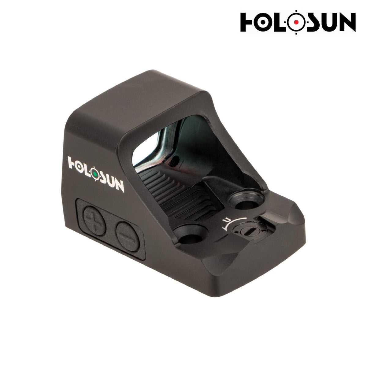 Holosun HE507K X2 ACSS Vulcan green dot sight with an open emitter on the compact K footprint