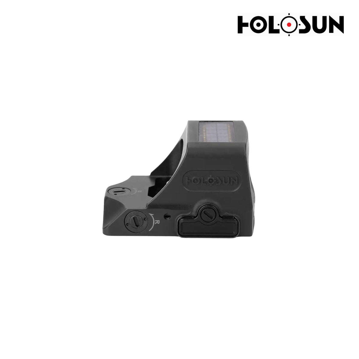 Holosun HE508T X2 green dot sight with Solar Failsafe backup power that runs the dot in daylight