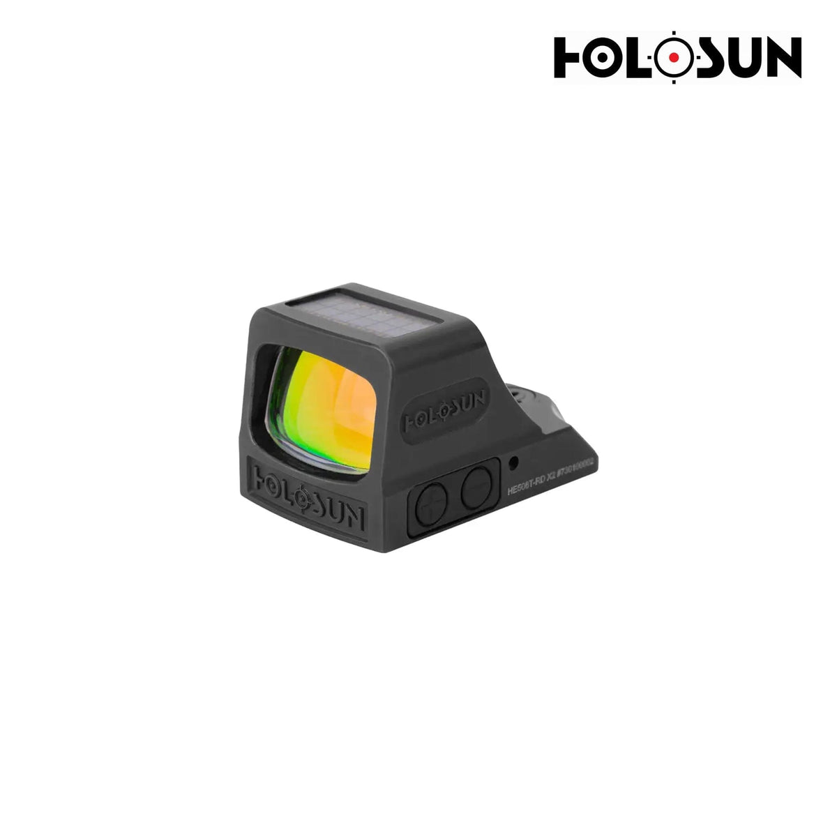 Holosun HE508T X2 red dot sight with a switchable multi-reticle system of dot, circle or circle-dot
