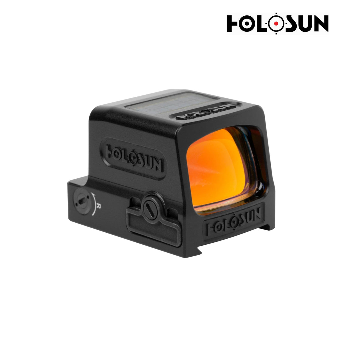 Holosun HE509T X2 gold dot sight with a switchable multi-reticle system of dot, circle or circle-dot