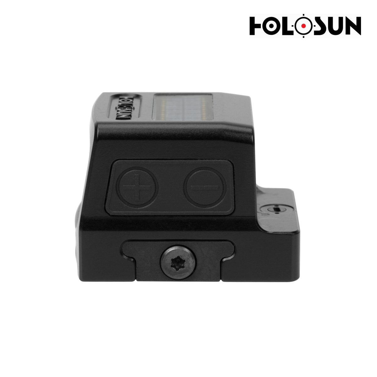 Holosun HE509T X2 gold dot sight as a fully enclosed emitter optic that keeps debris off the lens
