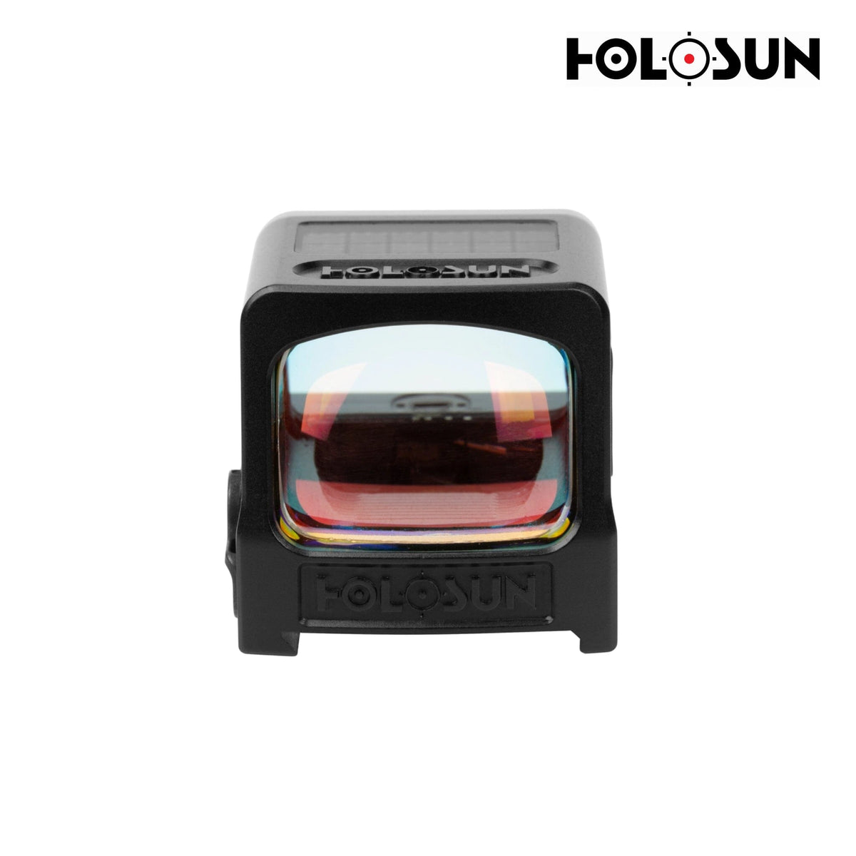 Holosun HE509T X2 green dot sight with a 2 MOA aiming dot inside a 32 MOA circle