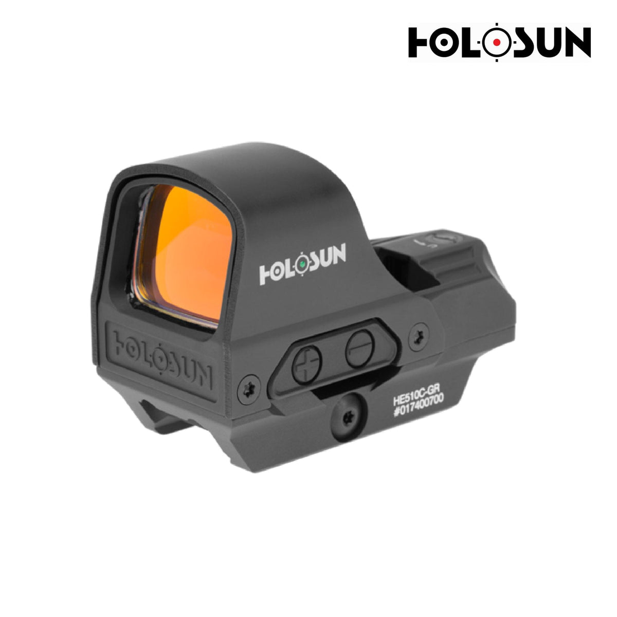 Holosun HE510C green dot sight with a switchable multi-reticle system of dot, circle or circle-dot