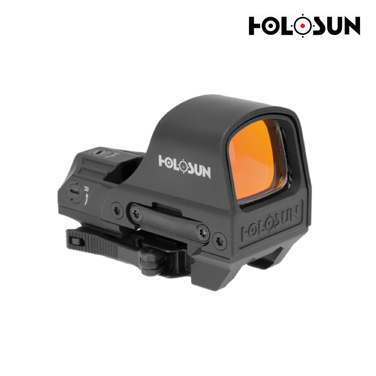 Holosun HE510C green dot sight with Solar Failsafe backup power that runs the dot in daylight