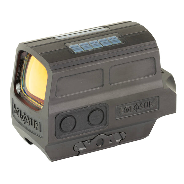 Holosun HE512T green dot sight with a titanium housing and enclosed emitter