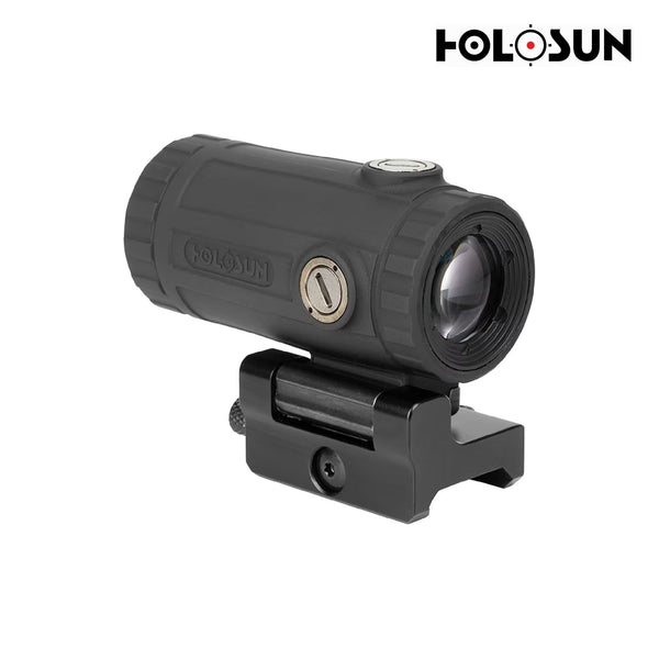 Holosun HM3XT 3x magnifier on a quick-detach mount for repeatable return to zero