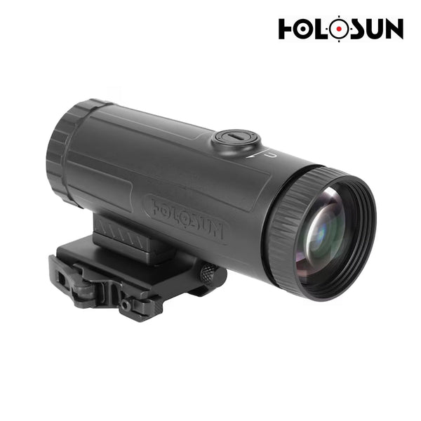 Holosun HM6X 6x magnifier on a quick-detach mount for repeatable return to zero