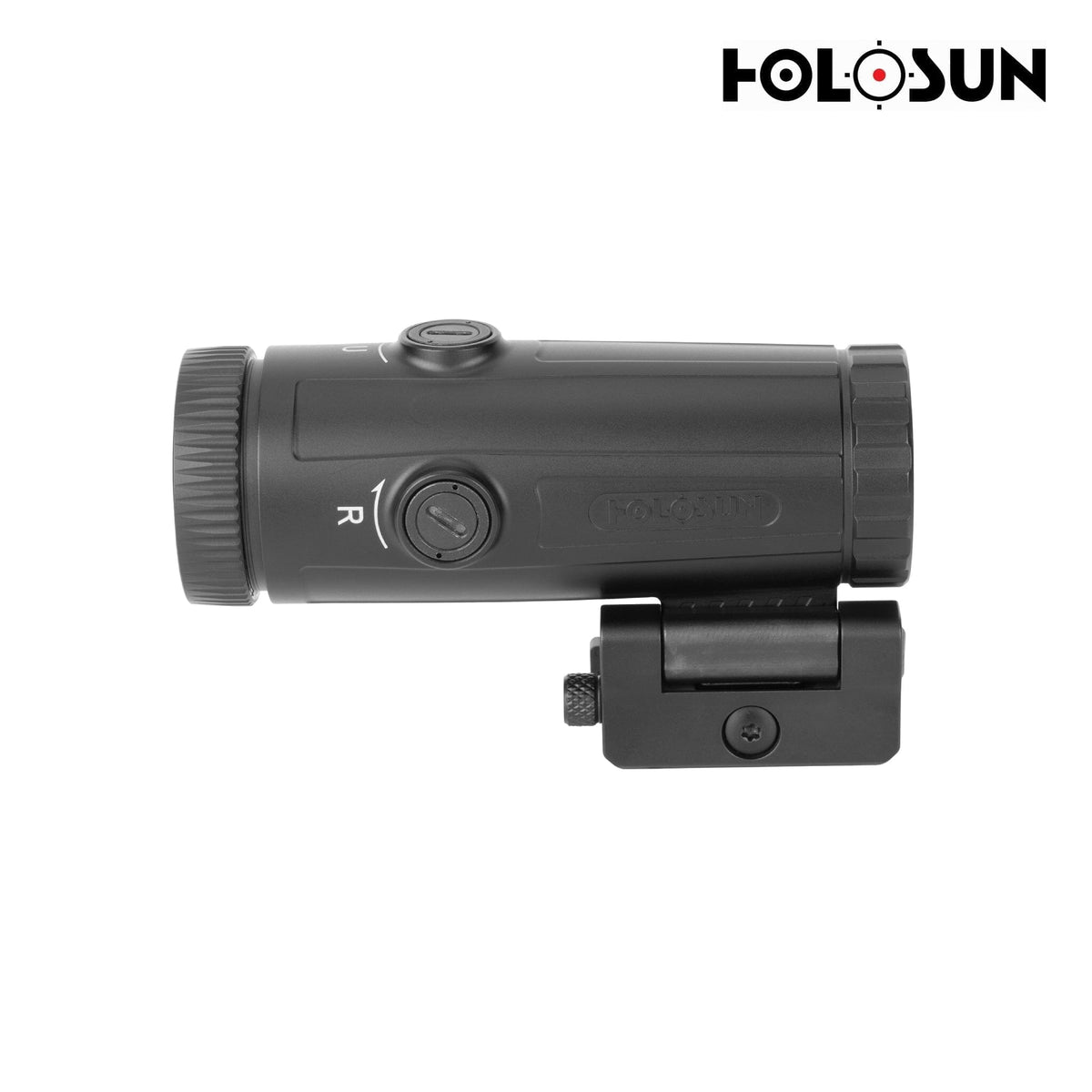 Holosun HM6X 6x magnifier in a matte black aluminium body