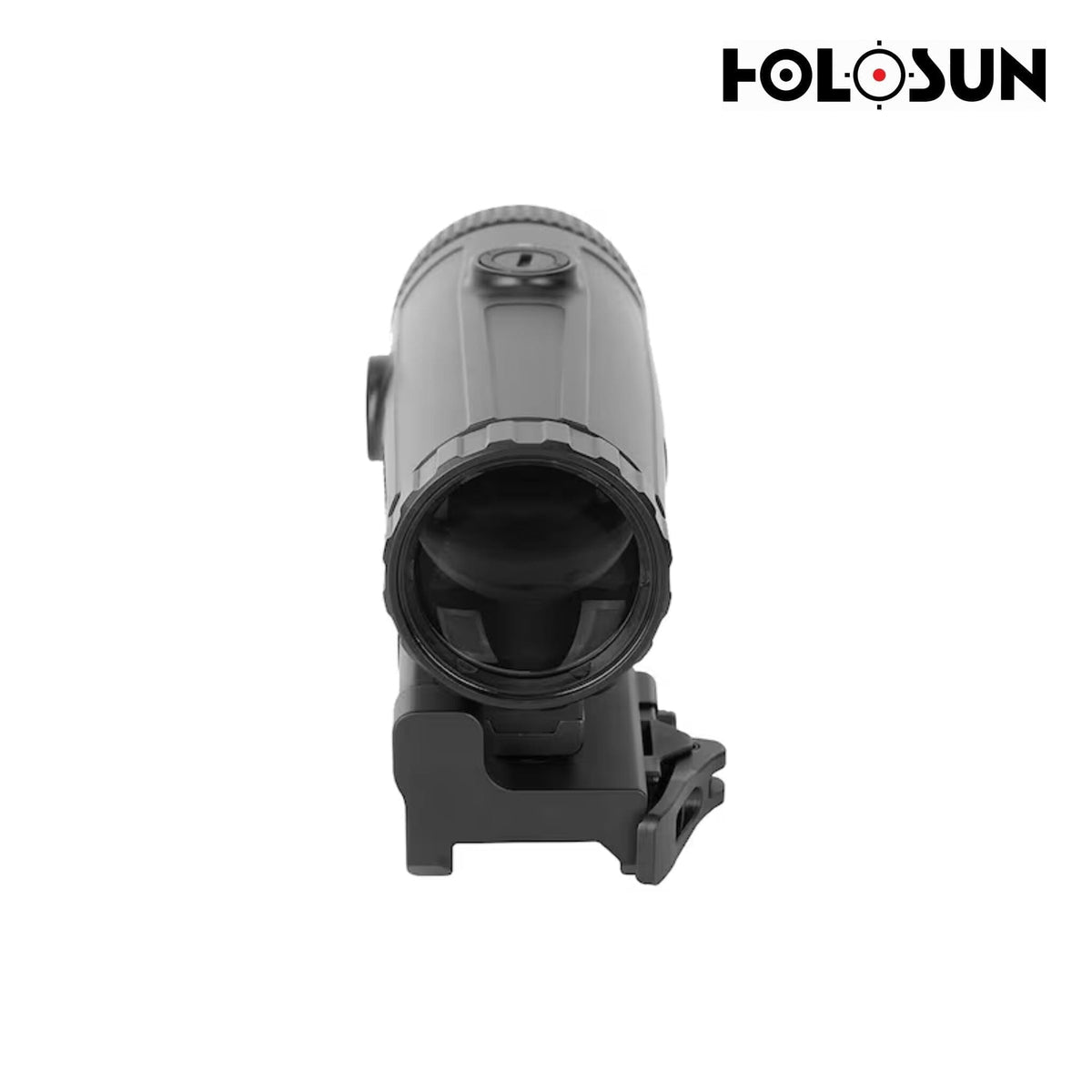 Holosun HM6X 6x magnifier with a dioptre adjustment ring to sharpen the sight picture