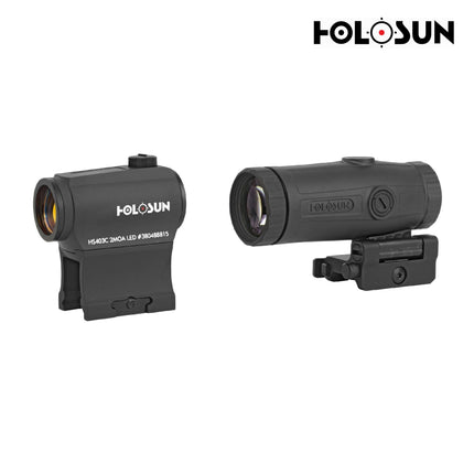 Holosun HS403C Micro Red Dot Sight and HM3X Magnifier Red Dot Sight Holosun Technologies 