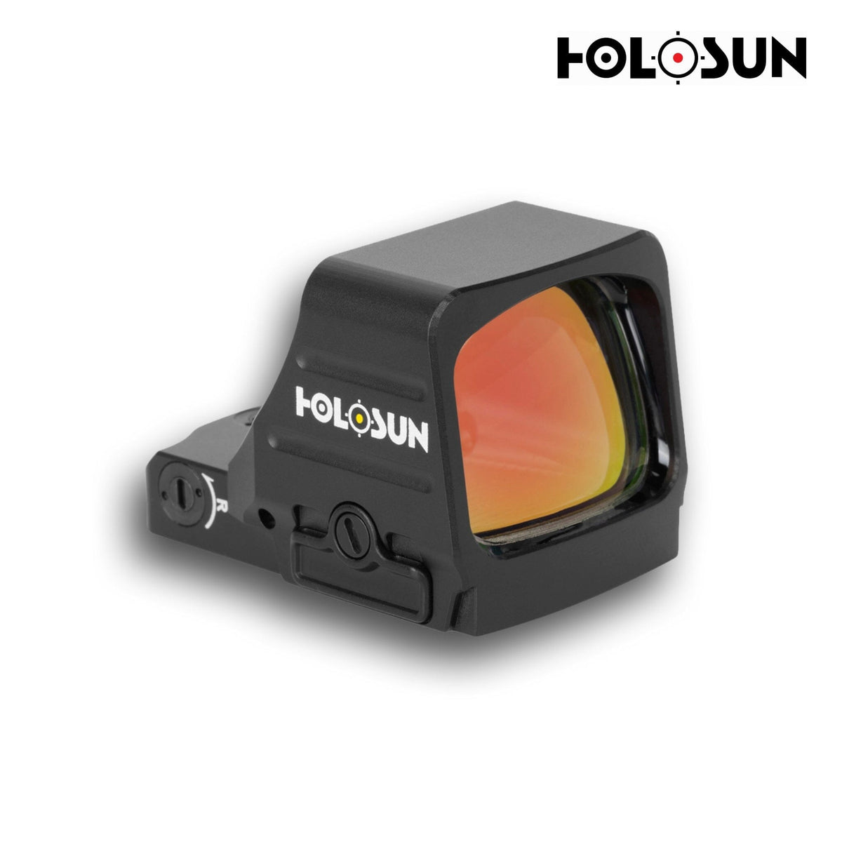 Holosun HS407COMP gold dot sight with a 6 MOA aiming dot for fast competition pick-up