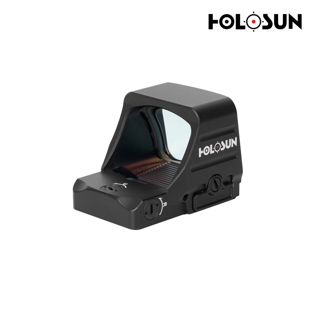 Holosun HS407COMP red dot sight with a side-loading battery tray so zero is kept when swapping cells