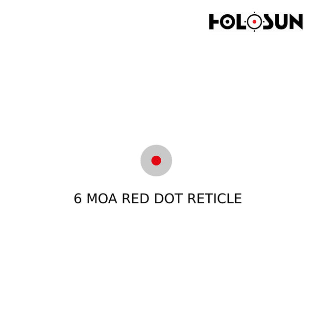 Holosun HS407K-X2 Reflex Dot Sight Red 6 MOA Dot Reticle Red Dot Sight Holosun Technologies 