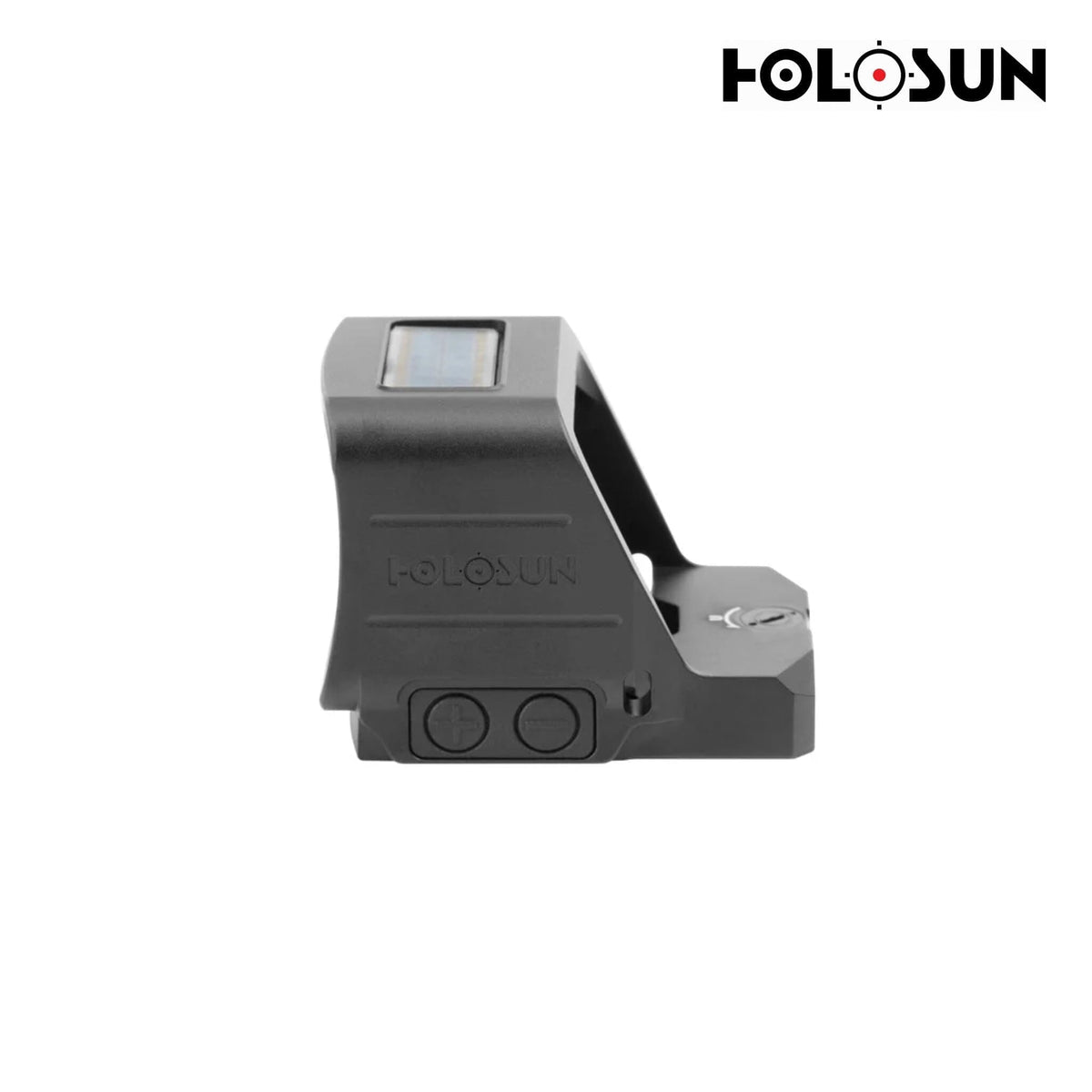 Holosun HS507 ProMax gold dot sight with an enlarged window for a wider field of view