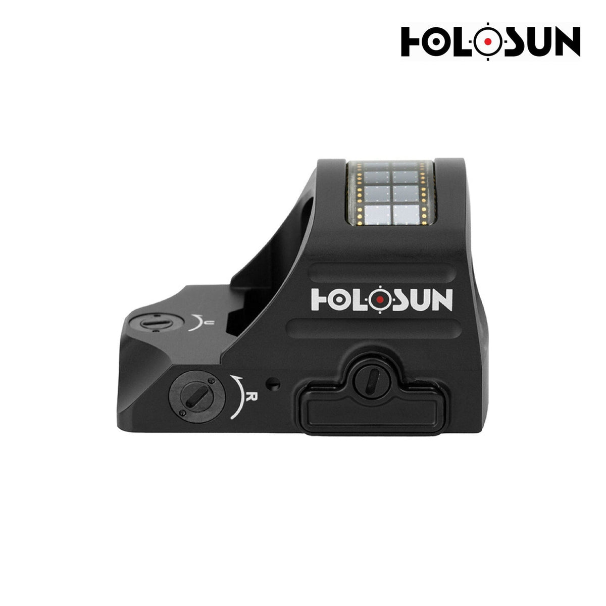 Holosun HS507C X2 multi-reticle red dot sight in a matte black 7075 aluminium housing