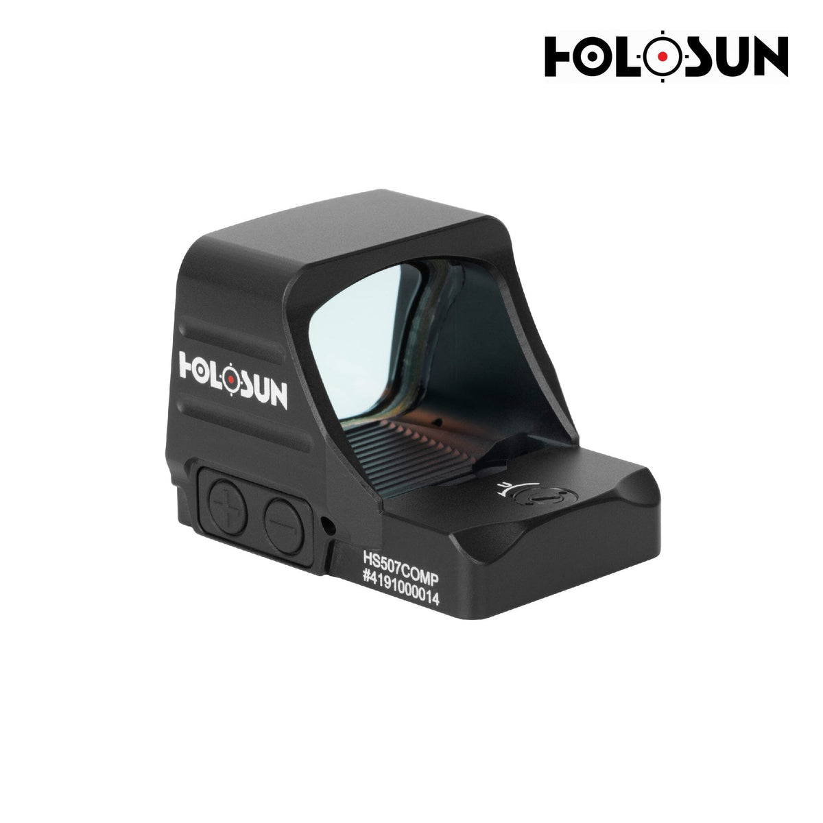Holosun HS507COMP red dot sight with Shake Awake motion activation to preserve battery life