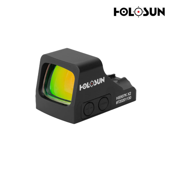 Holosun HS507K X2 red dot sight with a switchable multi-reticle system of dot, circle or circle-dot