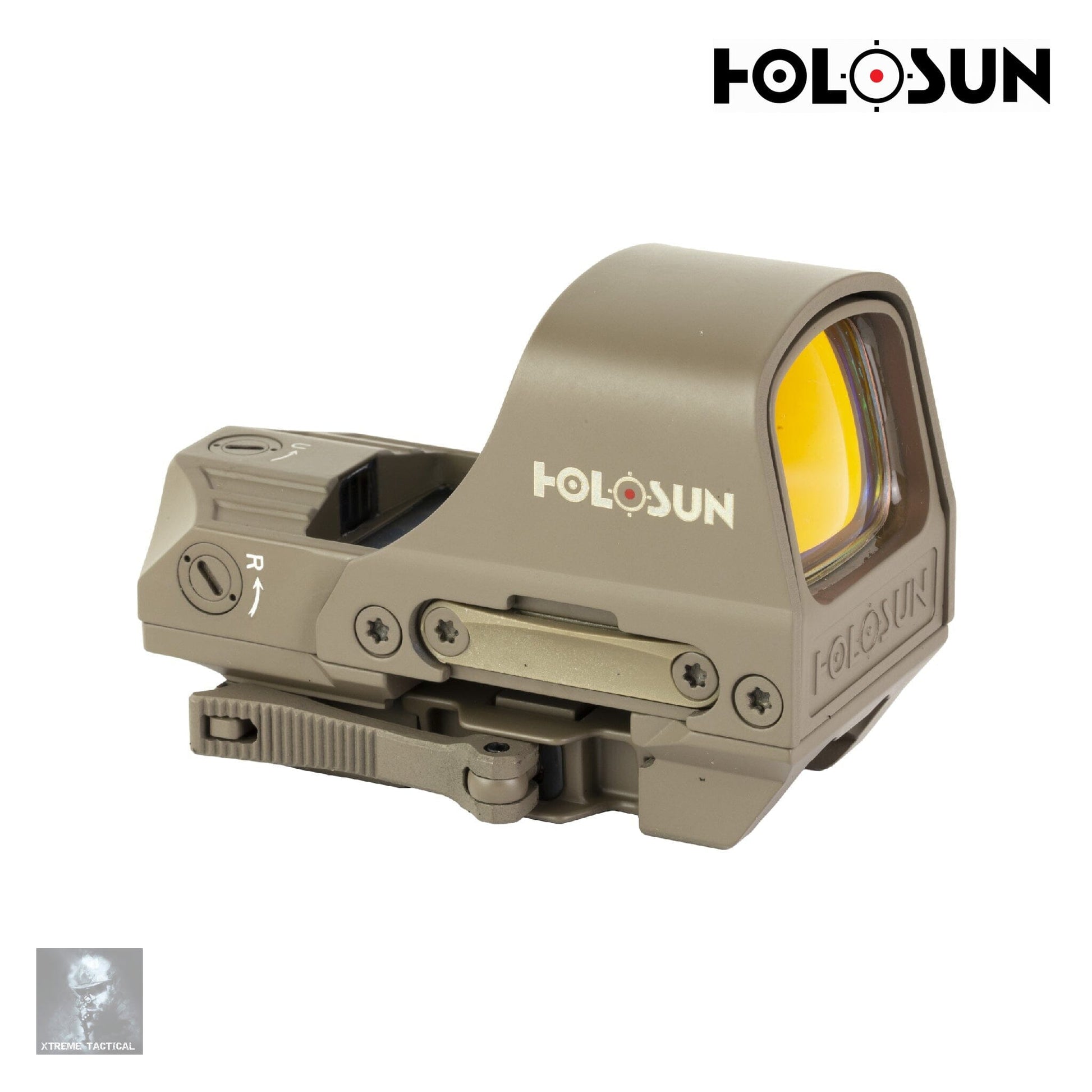 Holosun HS510C-FDE Elite Reflex Red Dot Sight Multi Reticle FDE Red Dot Sight Holosun Technologies 