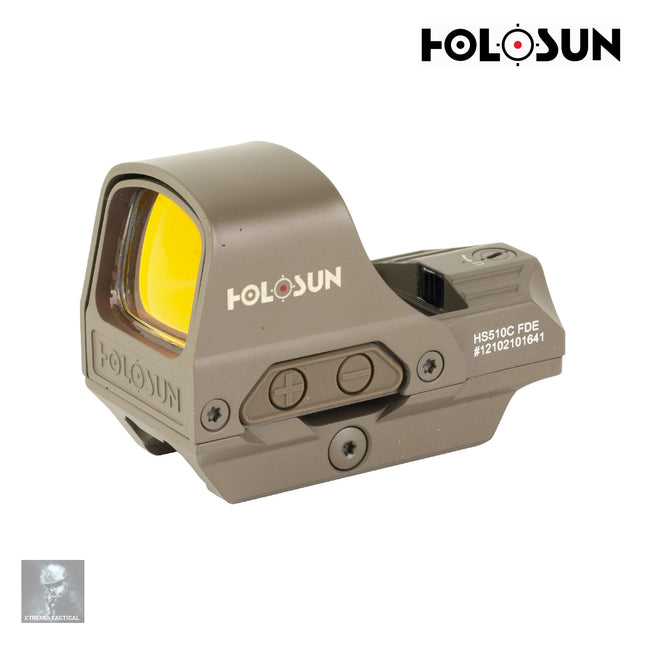 Holosun HS510C-FDE Elite Reflex Red Dot Sight Multi Reticle FDE Red Dot Sight Holosun Technologies 