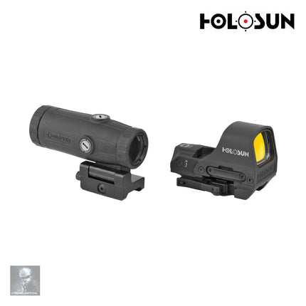 Holosun HS510C Reflex Dot Sight Red Multi Reticle with HM3X Magnifier Red Dot Sight Holosun Technologies 