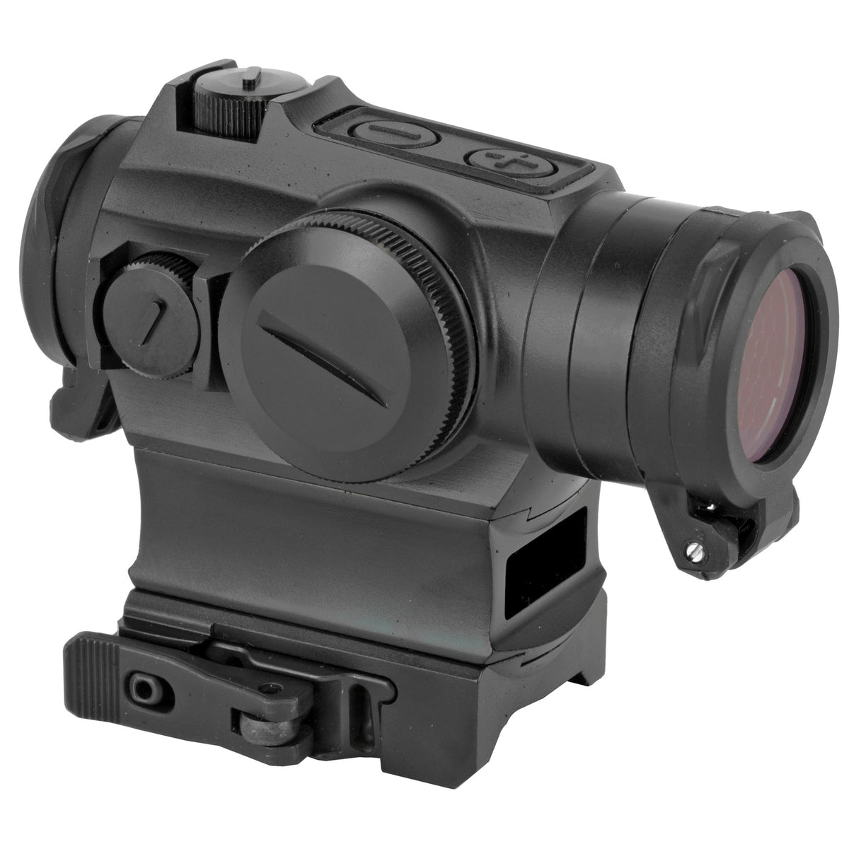 Holosun HS515GM red dot sight on a quick-detach Picatinny mount for repeatable return to zero