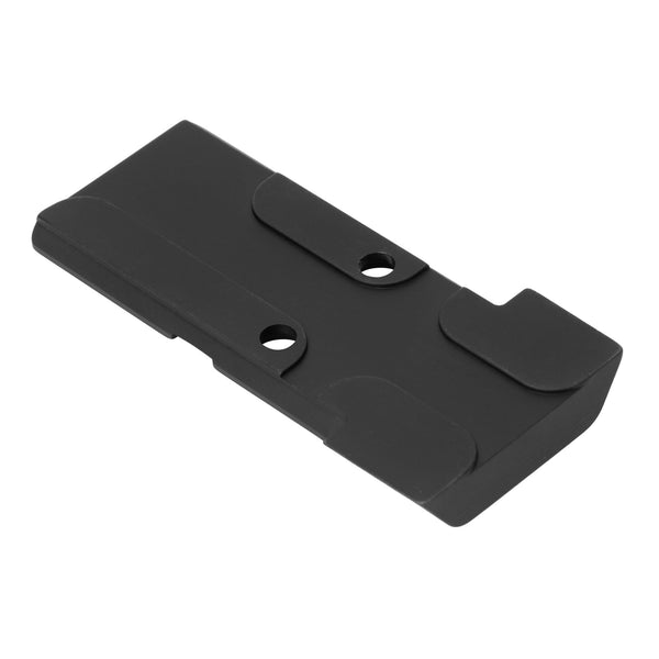 Holosun K mounting plate for CZ P10 C pistol slides in matte black aluminium