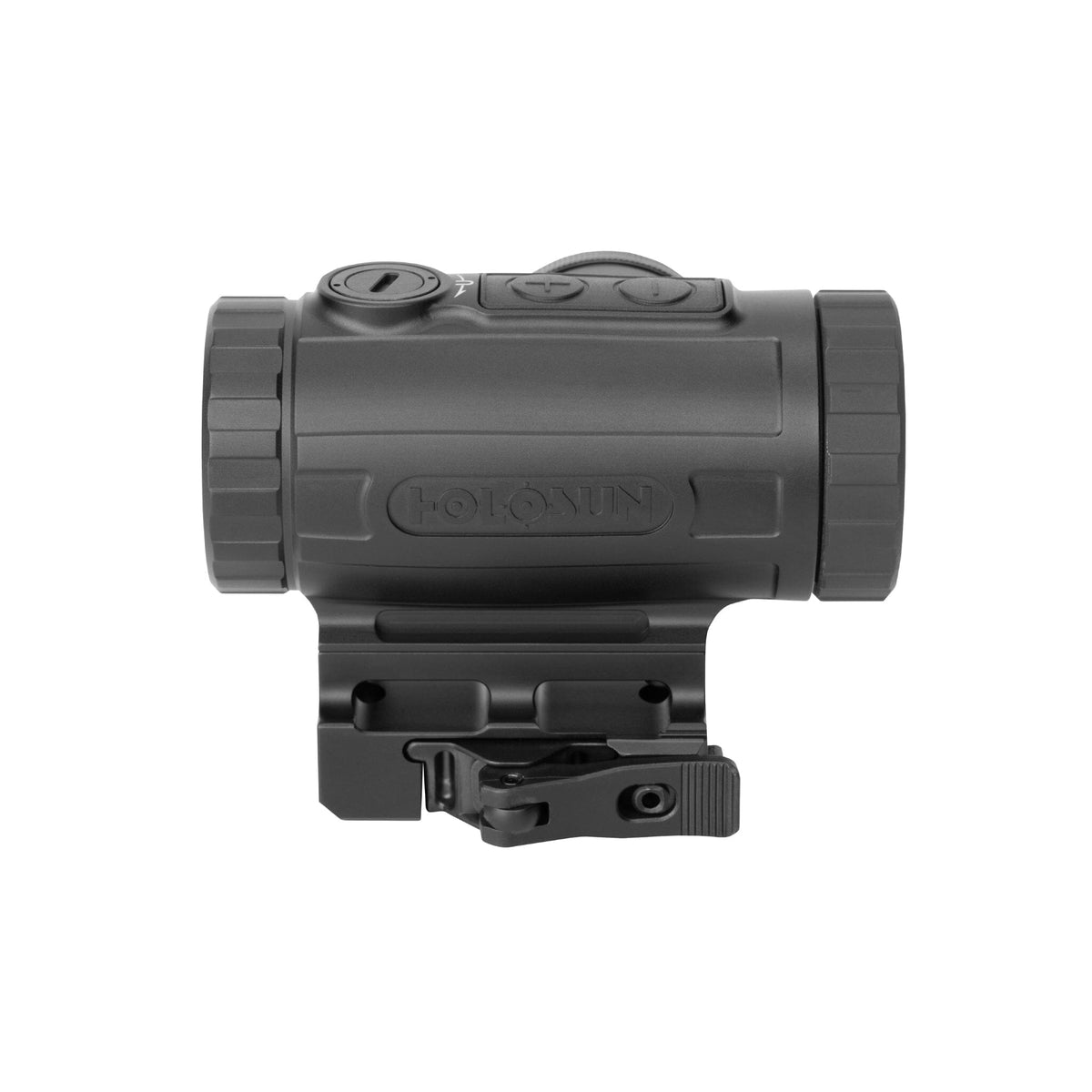 Holosun MP3X 3x24 prism scope with etched glass that stays usable if the illumination fails