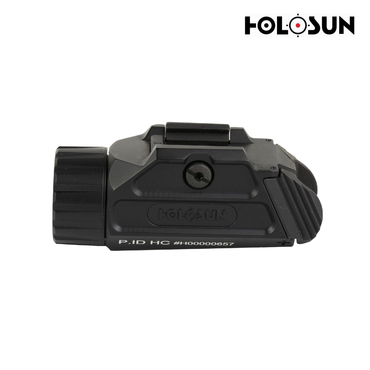 Holosun P.ID HC weapon light tuned for a tight, far reaching beam